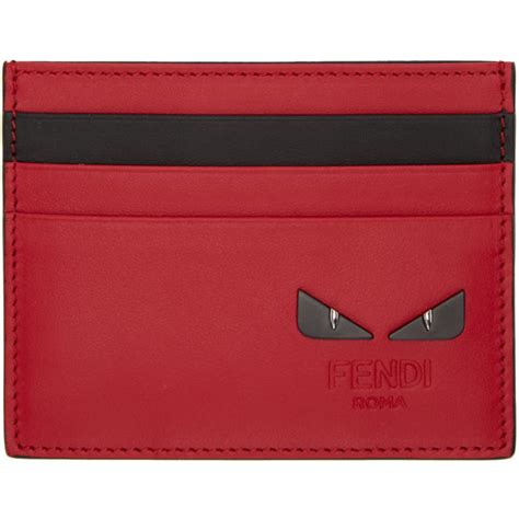 fendi black bag bugs card holder|More.